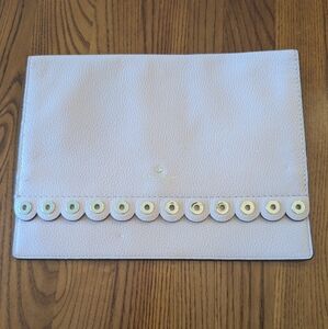 Kate Spade Pink Clutch with Gold Accents